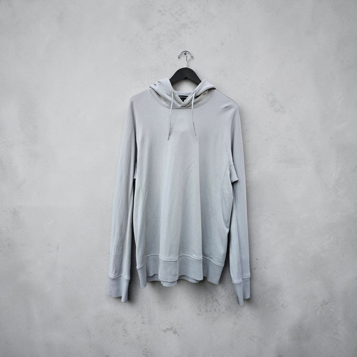 Adidas Y-3 Classic back logo light grey pullover hoodie