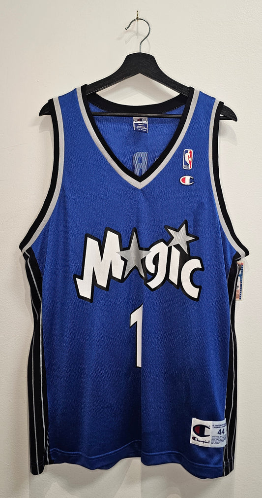 Vintage 90s Champion NBA Orlando Magic Tracy McGrady #1 Basketball Jersey
