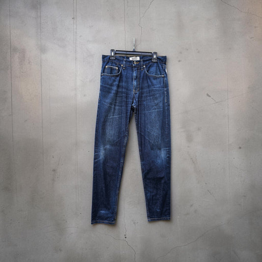 Nake & Famous easyguy  dungaree selvedge dark denim pants