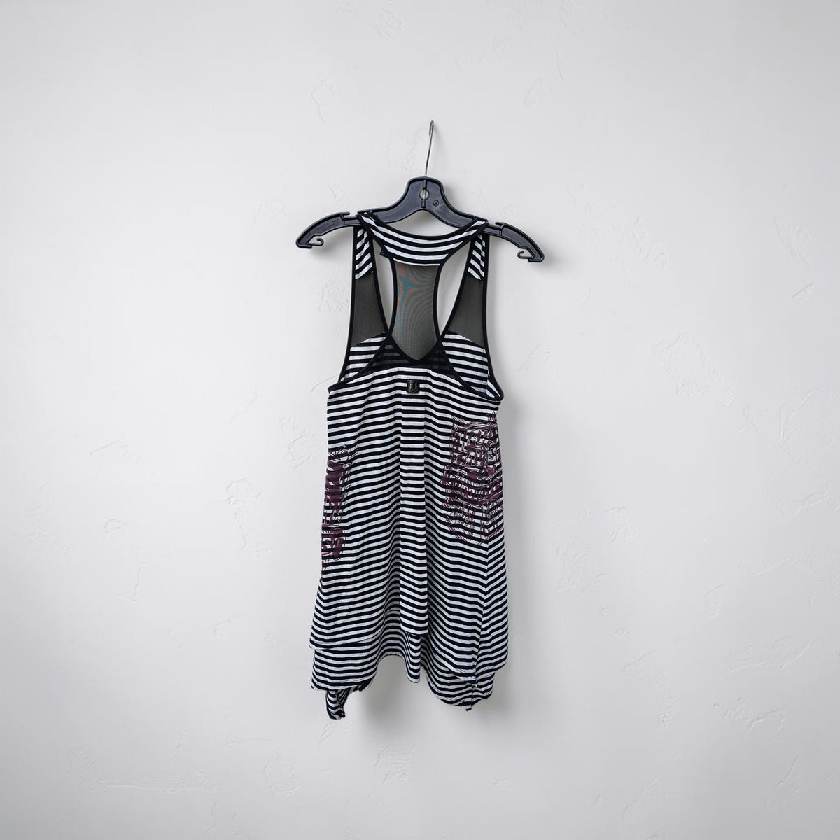 Womens Harley davidson striped racerback mesh dress