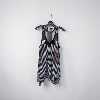 Womens Harley davidson striped racerback mesh dress