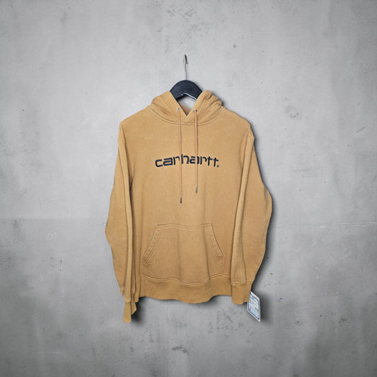 Carhartt WIP brown hooded sweatshirt