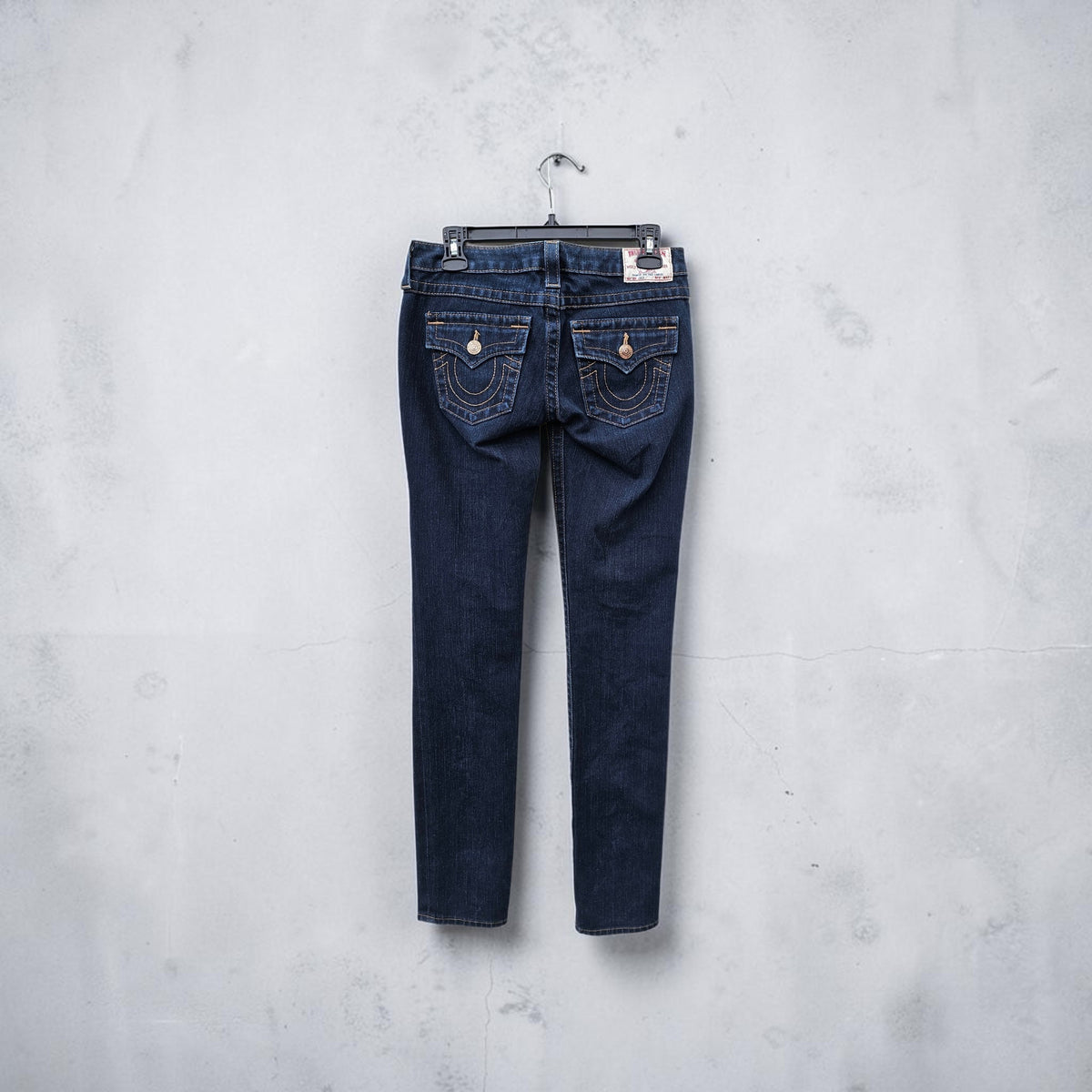 Womens Y2k True religion julie dark wash skinny jeans denim pants