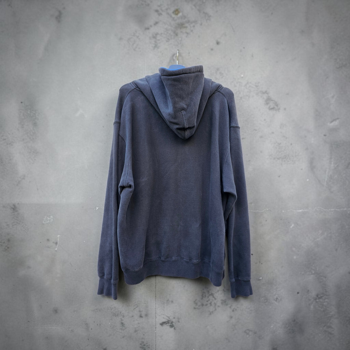 Duke University logo black wash pullover hoodie