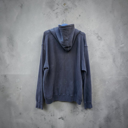Duke University logo black wash pullover hoodie