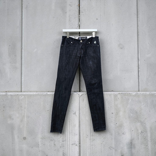 Womens Y2k Rocawear dark wash slim fit denim pants