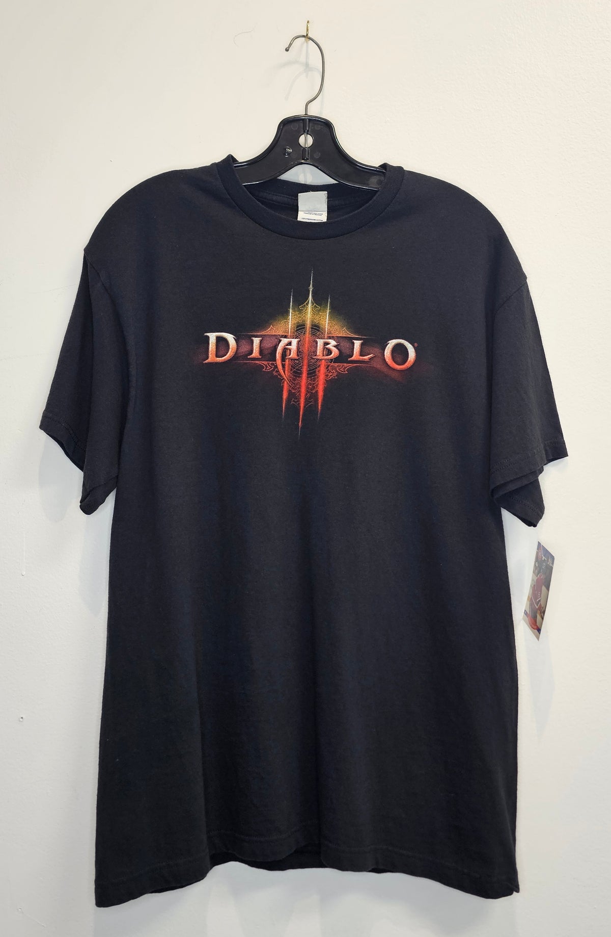 Diablo graphic logo black promotional graphic tshirt