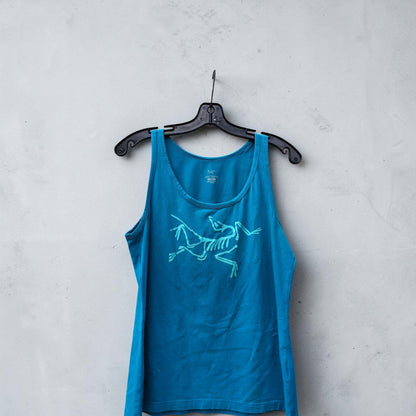 Womens Arcteryx archaeopteryx bright blue top