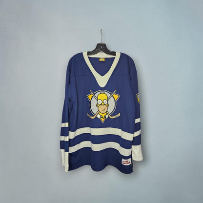 Vintage The Simpsons Homer Hockey jerseys