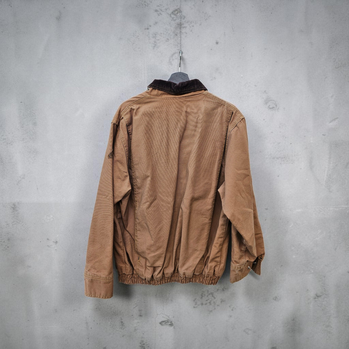 Bulwark FR brown canvas heavy weight buttons zippered jacket