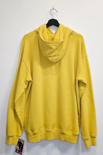 Dime Classic logo Scribble mustard yellow pullover hoodie