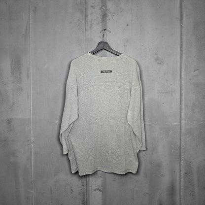 Y2K PNB Nation grey crown log patch longsleeve