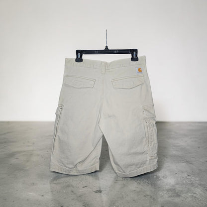 Carhartt relaxed fit multiple utility pockets khaki cargo short