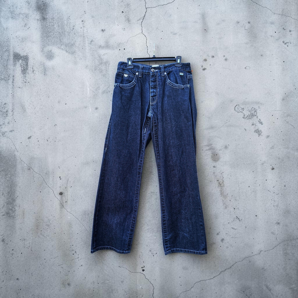 Y2K Parish Nation blue denim pants