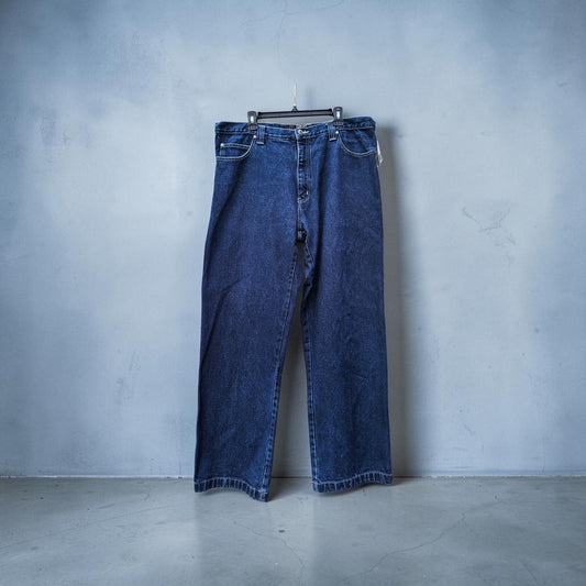 Y2k Exhaust jeans denim blue cargo pants