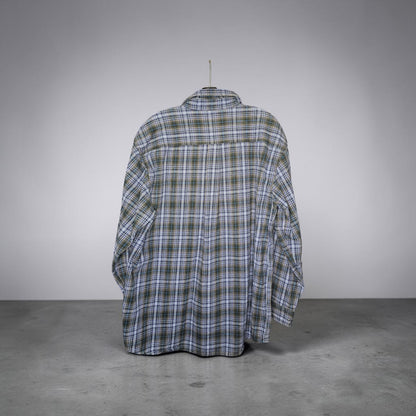 Carhartt blue light purple plaid button up longsleeve
