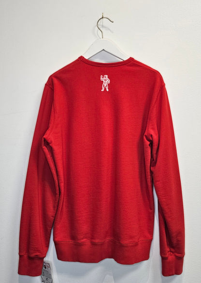Billionaire Boys Club Apollo PRS Patched red crewneck longsleeve