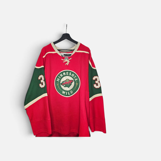 Vintage Reebok NHL Minnesota Wild Niklas Backstrom Hockey jersey