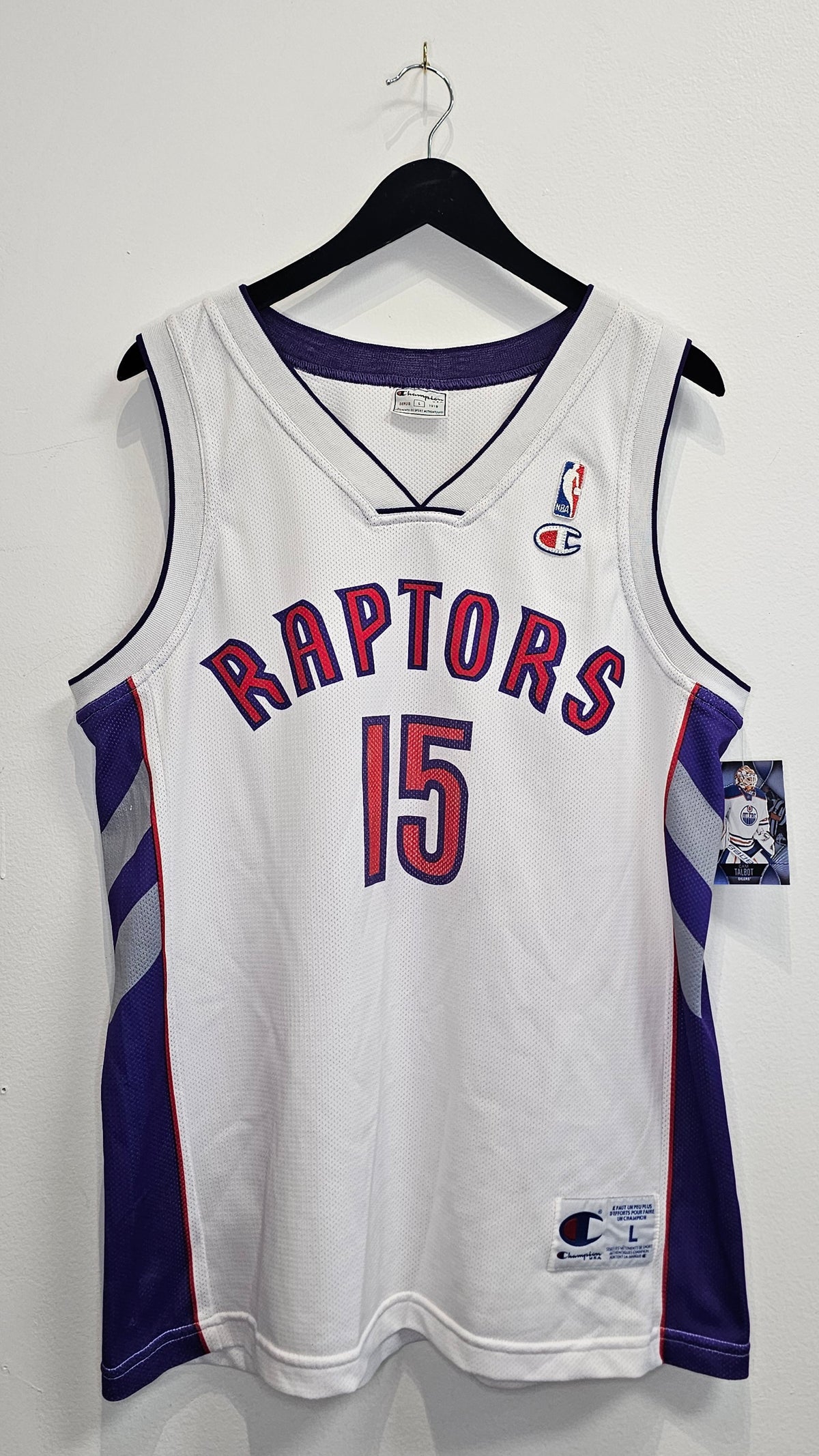 Vintage Toronto Raptors Champion Vince Carter #15 basketball jersey