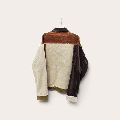 Jaded London Multicolor patchwork lightweight denim jacket