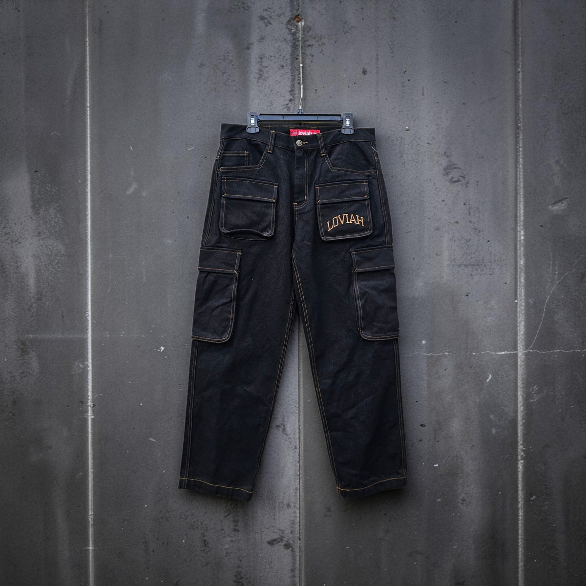 Loviah black ultimate cargo pants