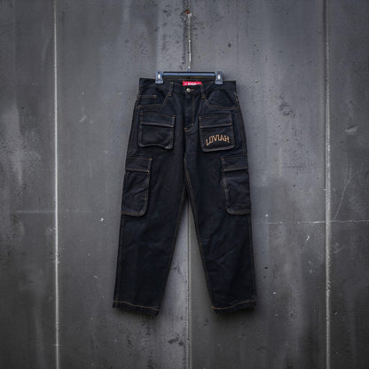 Loviah black ultimate cargo pants