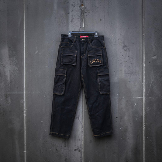 Loviah black ultimate cargo pants