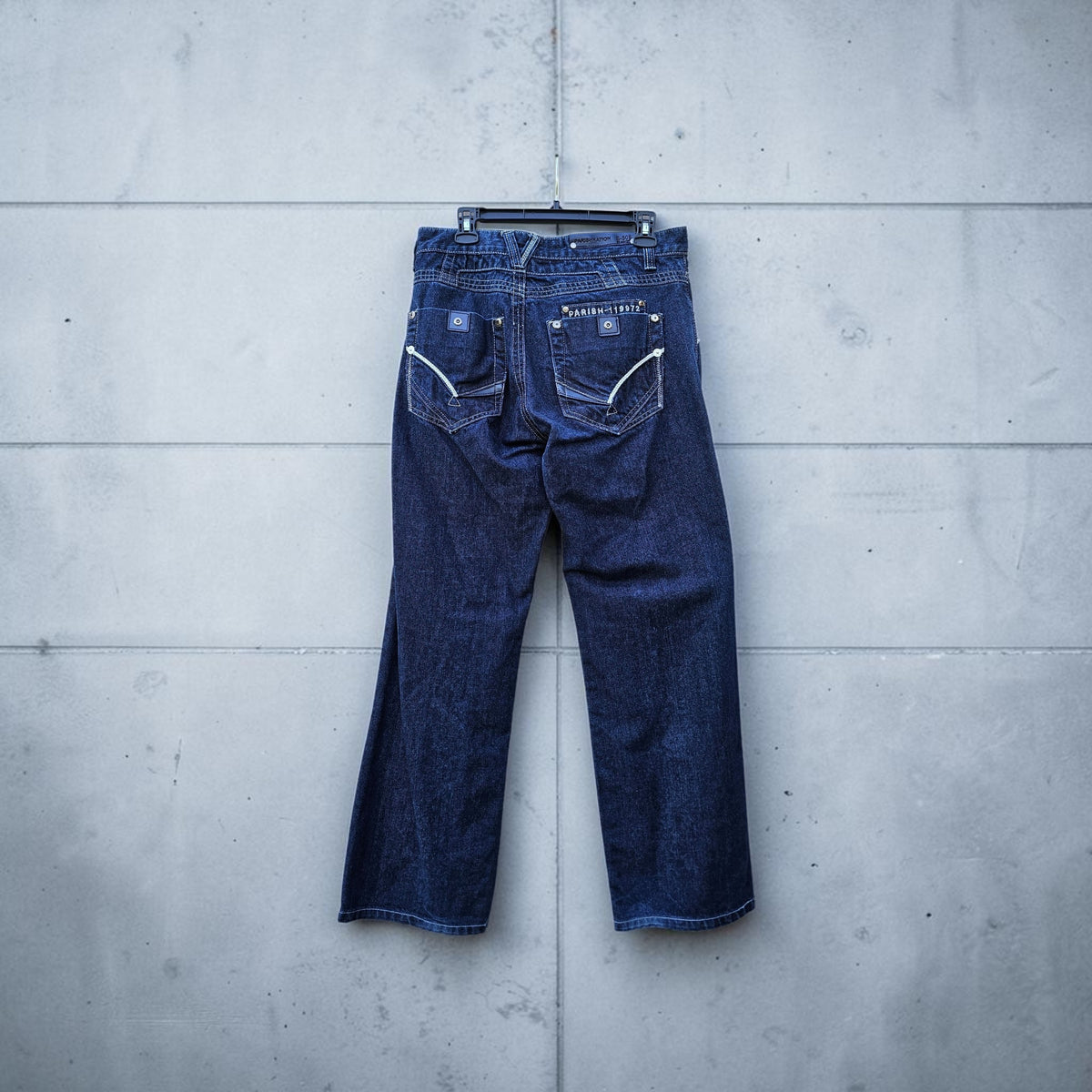Y2K Parish Nation blue denim pants