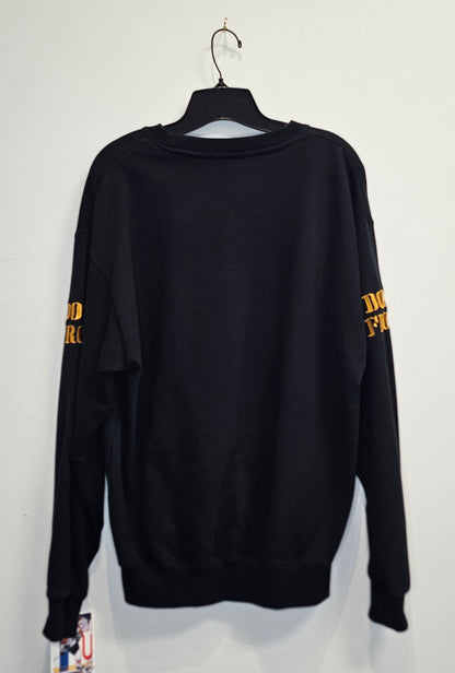 Xlarge LA Anaheim Ducks black graphic crewneck longsleeve