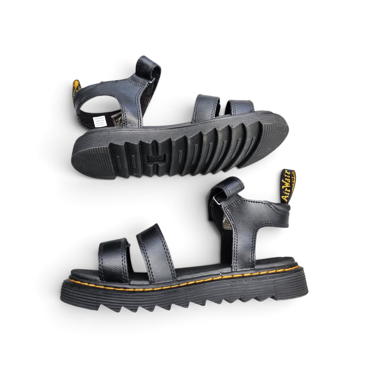 Dr Martens Klaire Y black leather strap sandal