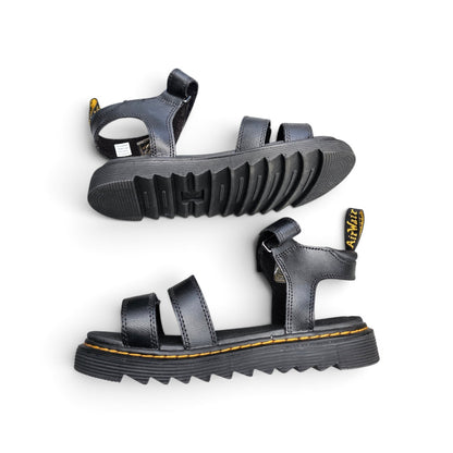 Dr Martens Klaire Y black leather strap sandal