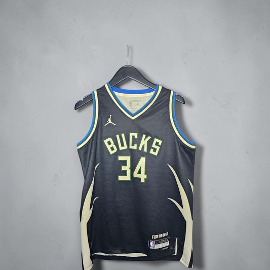 Nike Drifit NBA Milwaukee Bucks Giannis Antetokounmpo basketball jersey