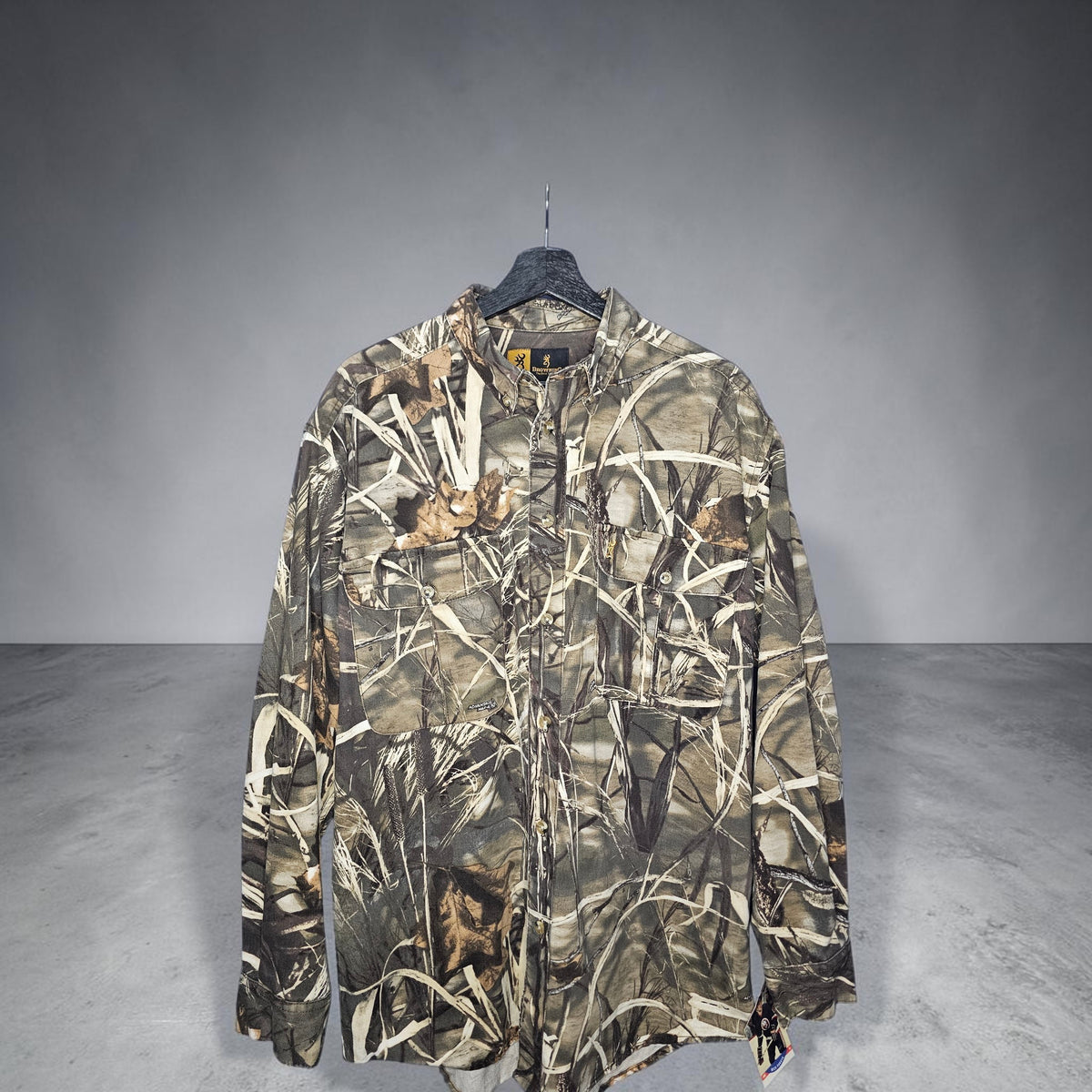 Browning realtree buttons polo down longsleeve
