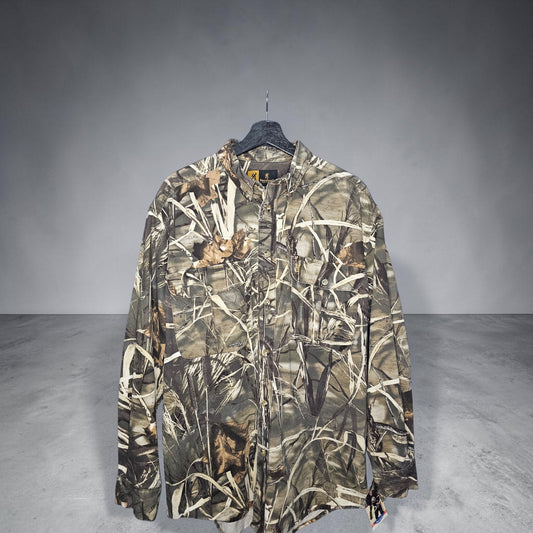 Browning realtree buttons polo down longsleeve
