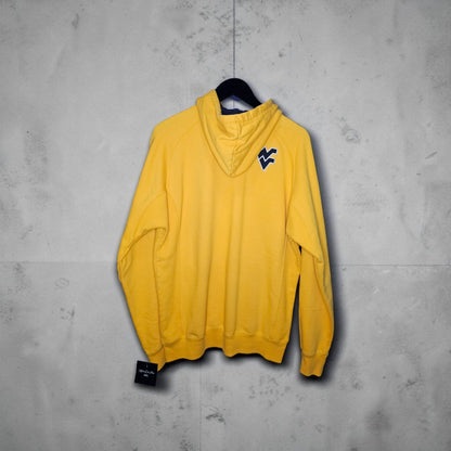 Champion West Virginia University mountaineers yellow gold pullover hoodie
